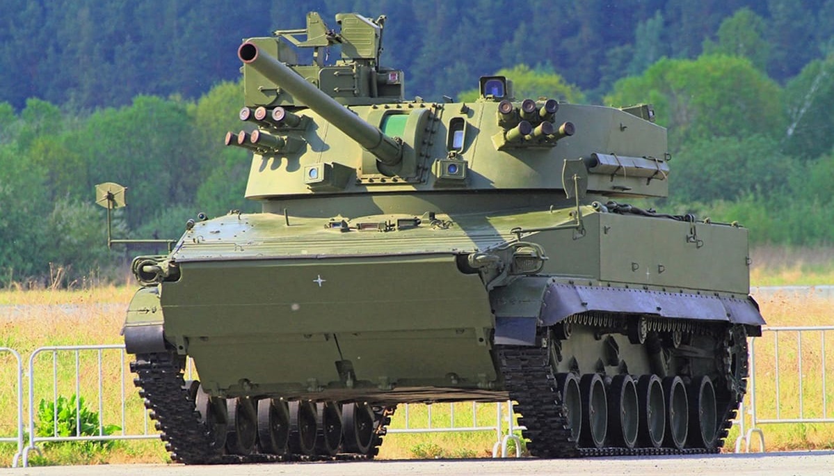 Ryssarna visade för första gången användningen av den mycket sällsynta 2S31 "Vena" självgående artilleri- och granatkastarrobot i Ukraina