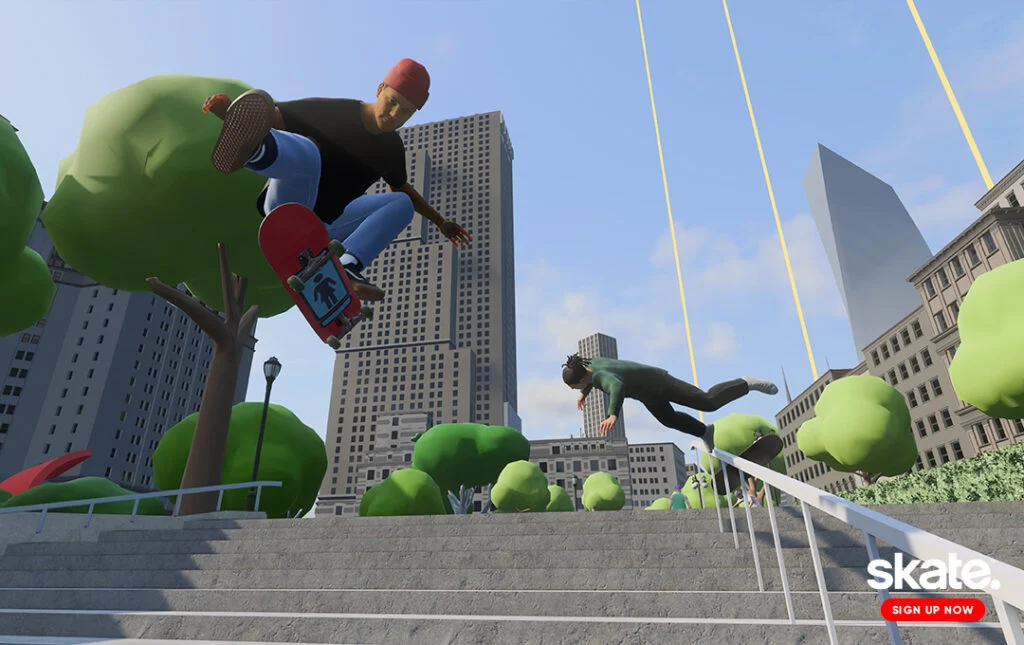 Skate simulator omstart gameplay har släppts online