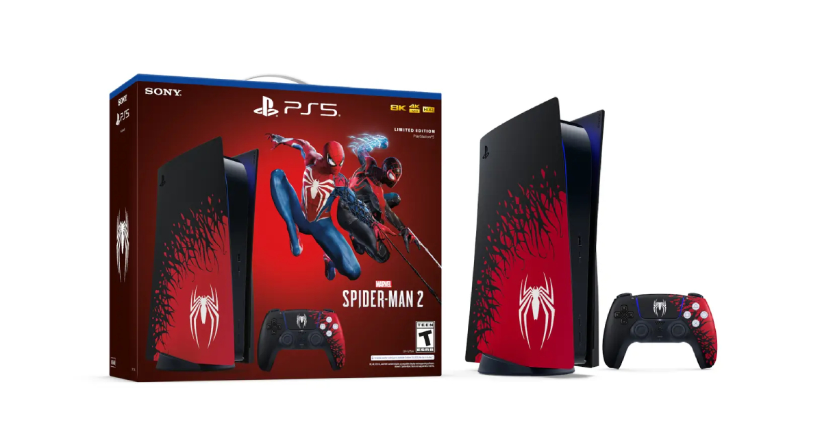 Ett nytt sätt att ge bort dina pengar: Sony avslöjar ett PlayStation 5-paket i begränsad upplaga i stil med Marvel's Spider-Man 2