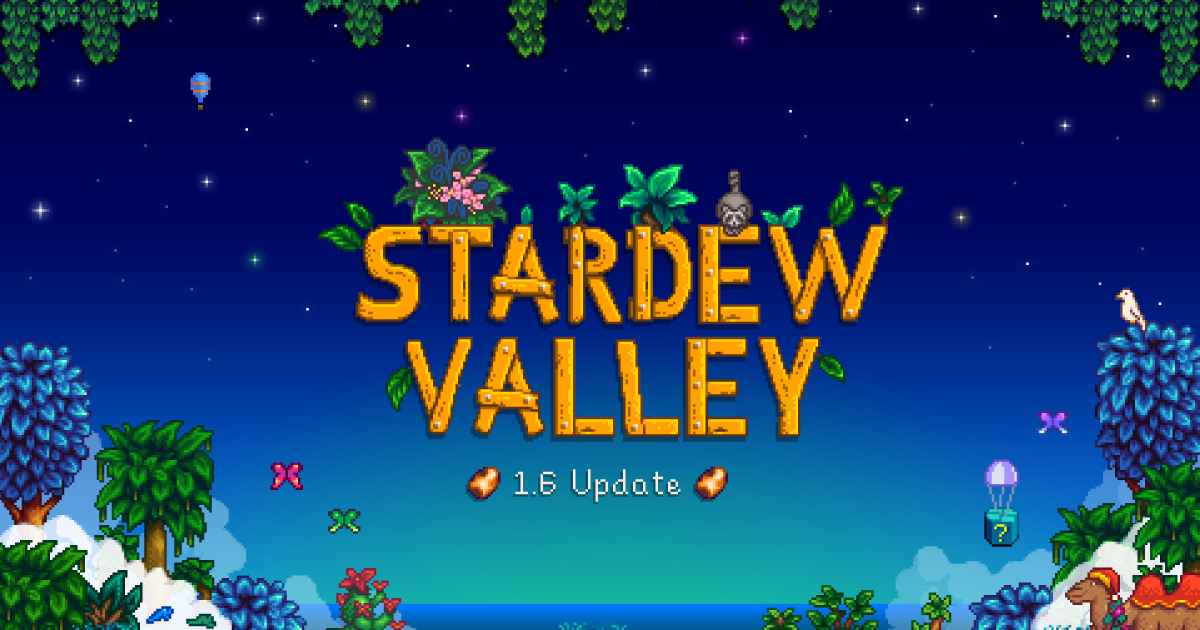 Stardew Valley får stor 1.6-uppdatering och introducerar ny onlinetopp på Steam