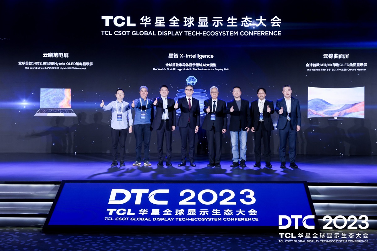TCL lanserade en kupolformad 4K OLED-panel med 120 Hz uppdateringsfrekvens och en 8K 2D/3D-skärm