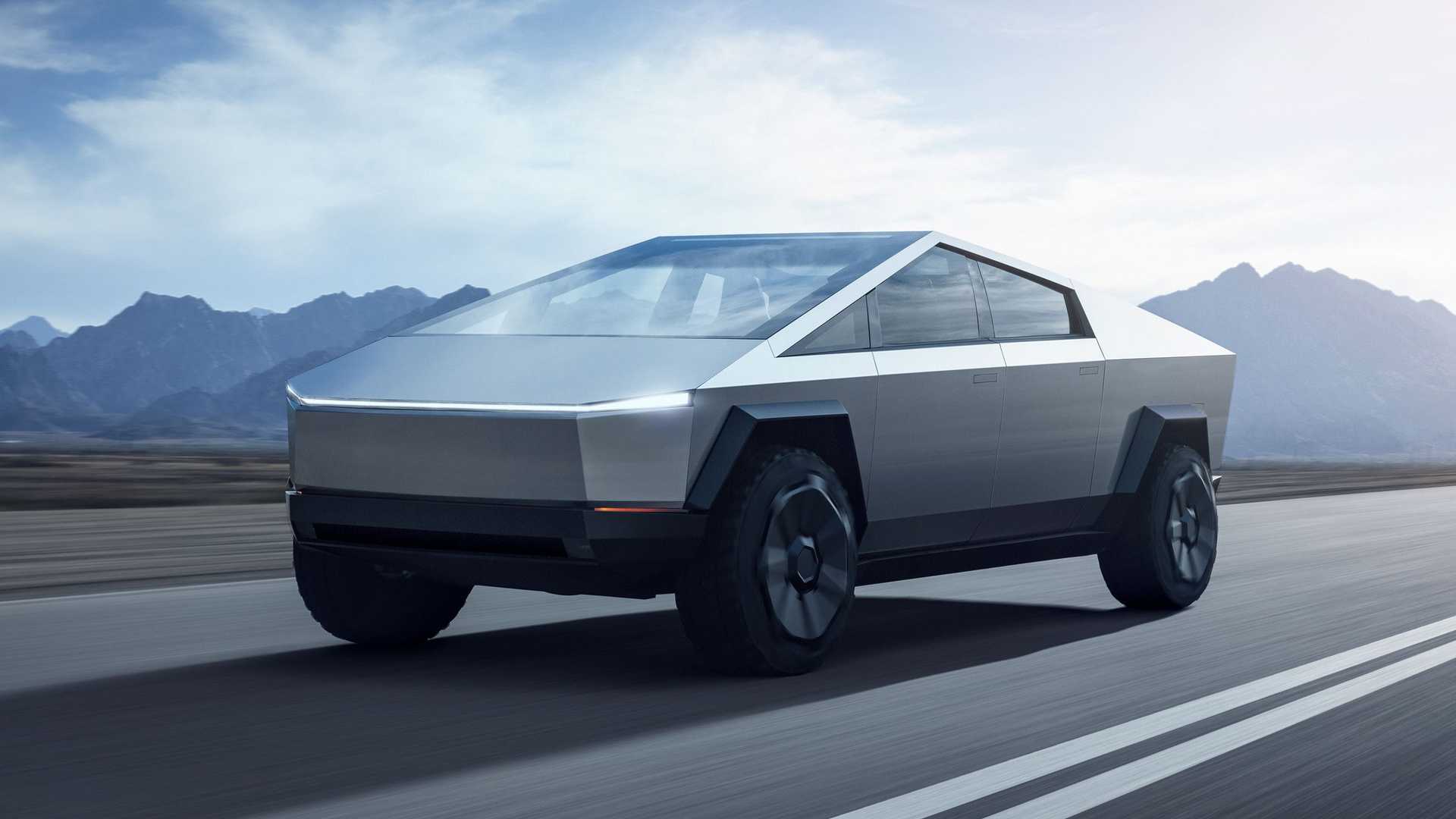 Teslas första eldrivna Cybertruck pickup kommer endast att ha en räckvidd på 565 kilometer