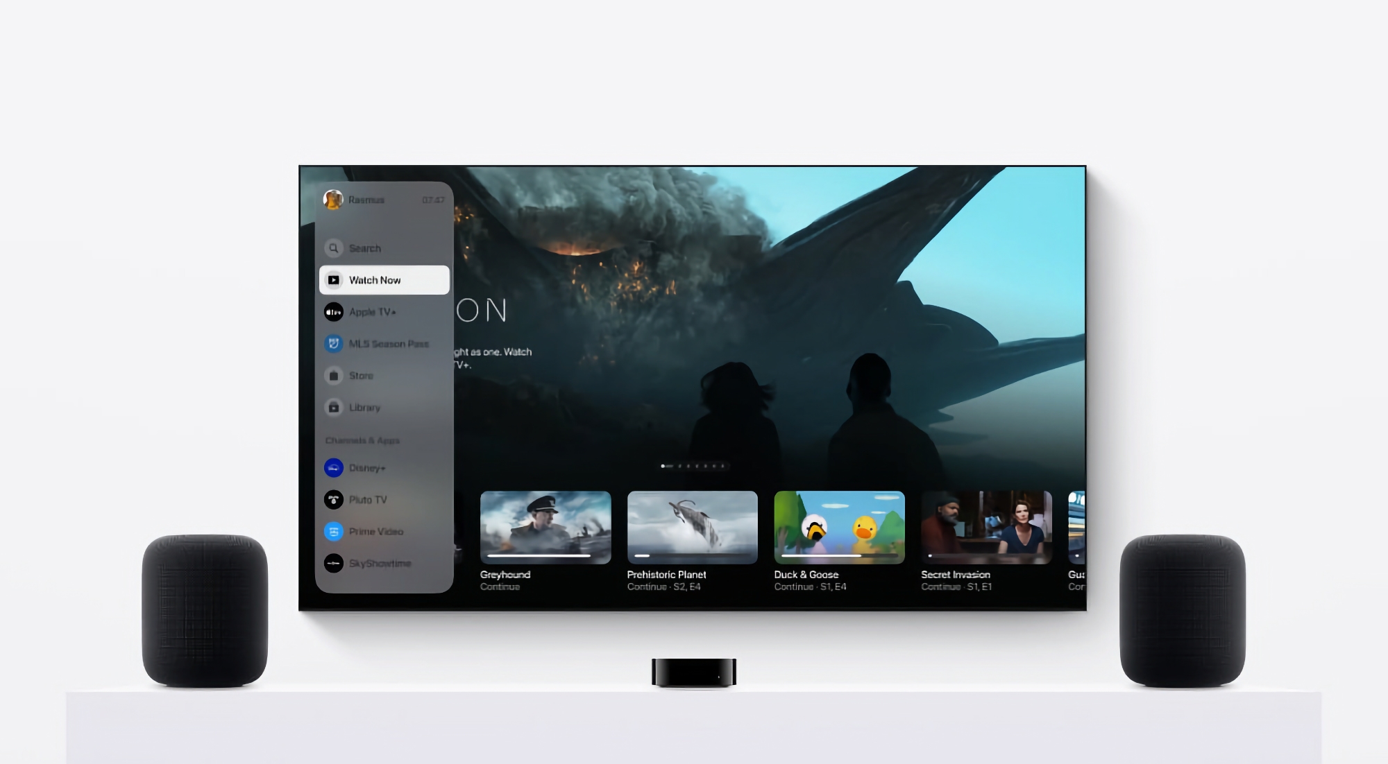 Apple lanserade en stabil version av tvOS 17.2 med en uppdaterad Apple TV-app