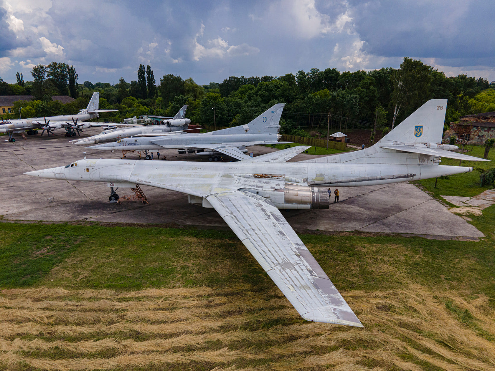 Ryssarna använder strategiska bombplan av typen Tu-160 mot Ukraina, som Ukraina överlämnade till Ryssland 1999