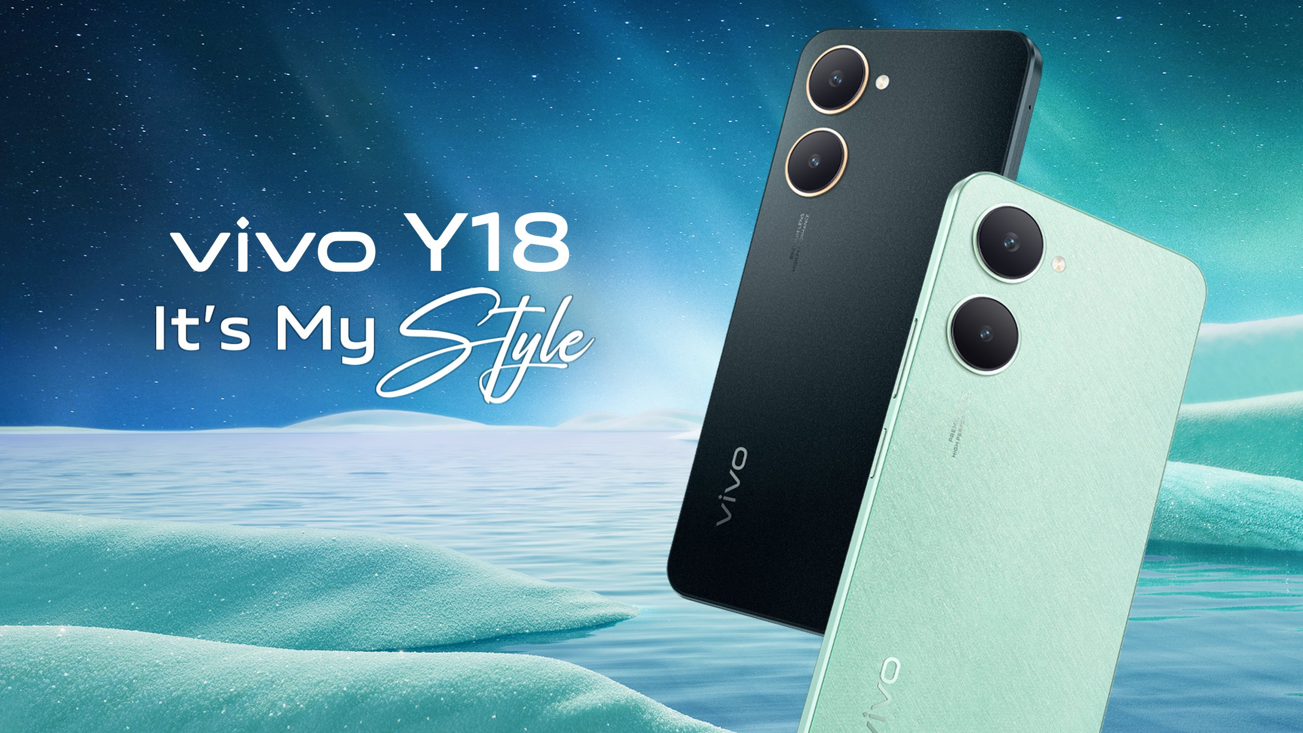 vivo Y18: en smartphone med 90Hz skärm, IP54 vattentålighet och Android 14 för $ 104