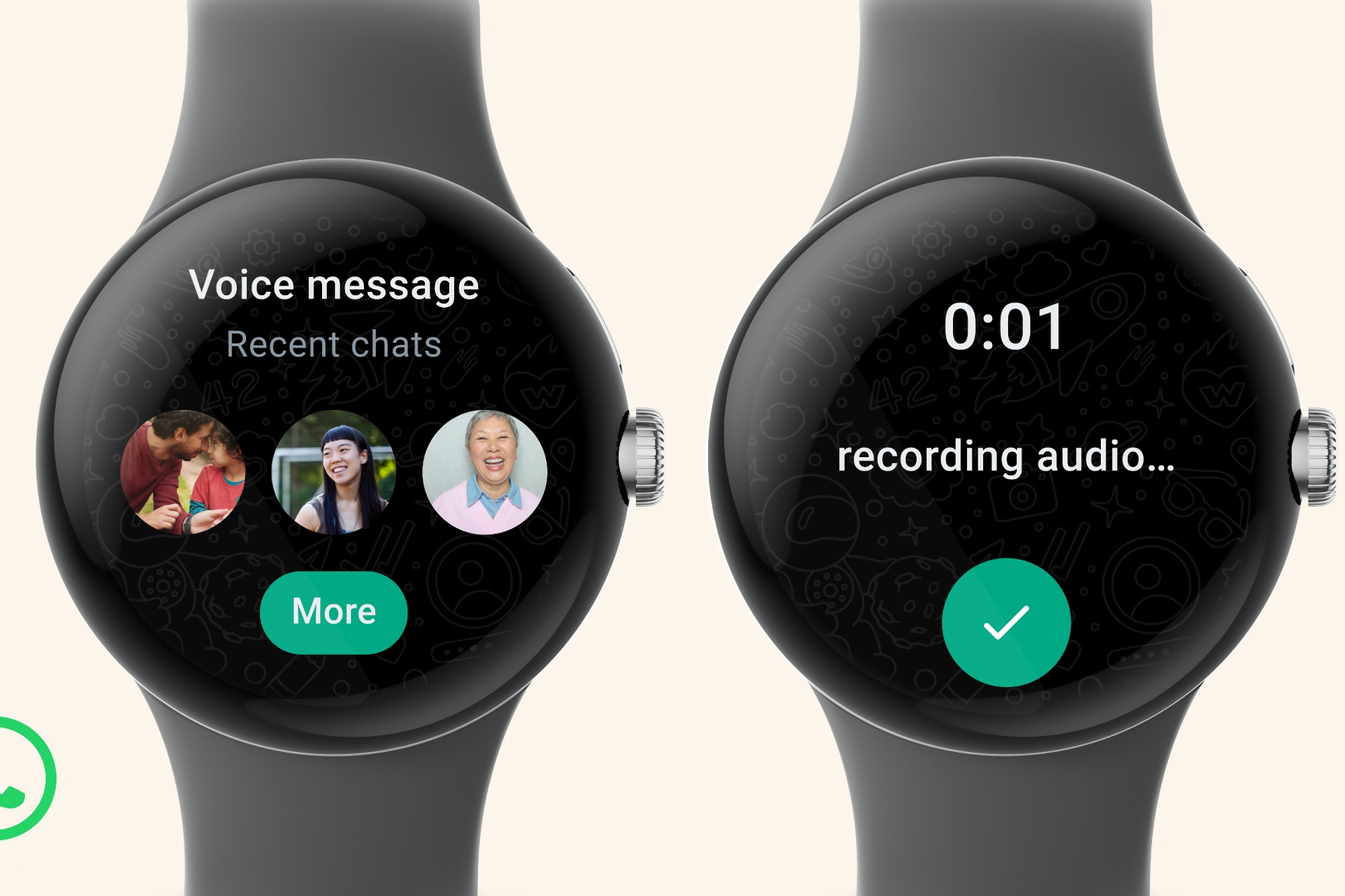 Nu är det officiellt: WhatsApp är nu tillgängligt på smartklockor med Wear OS ombord