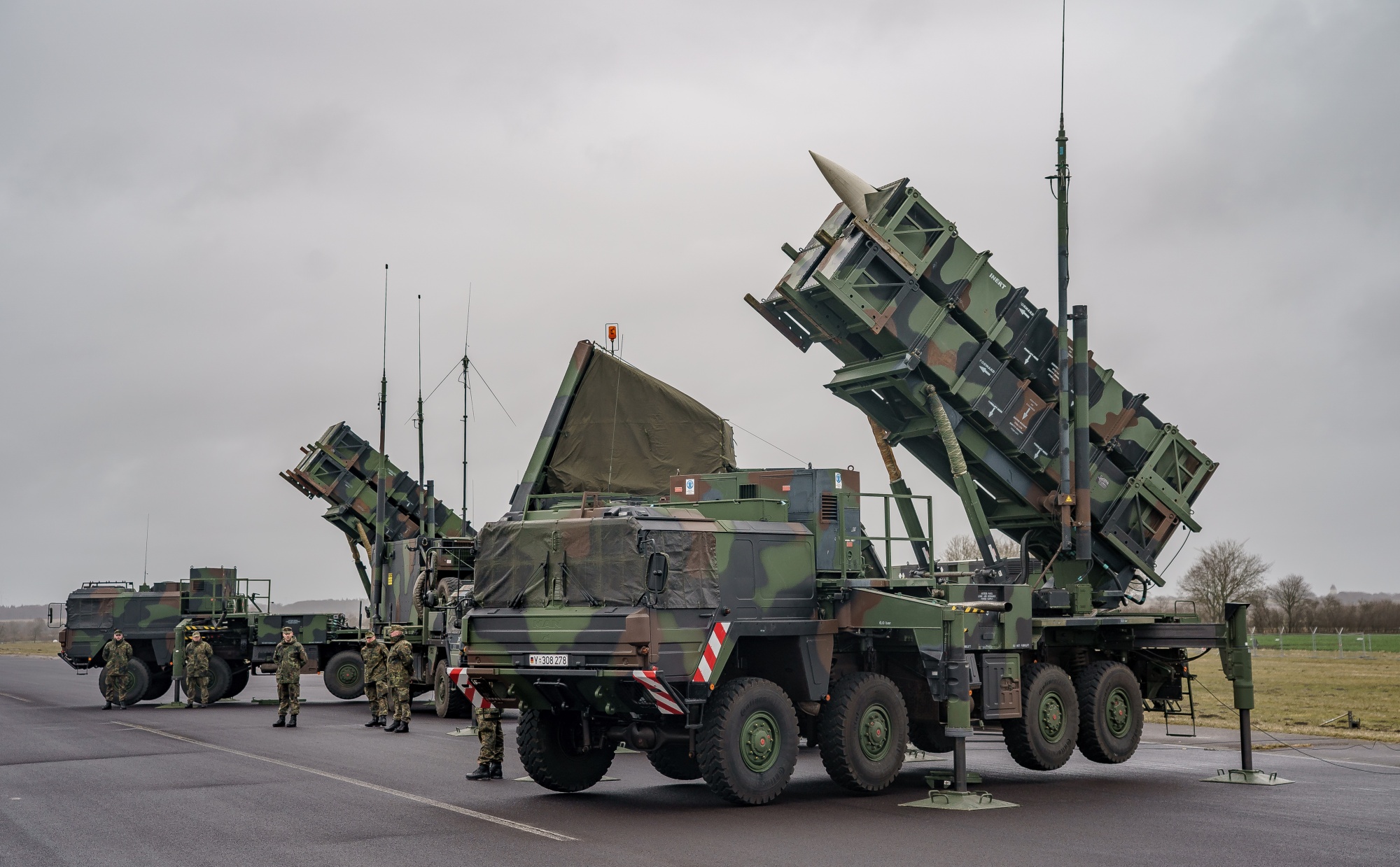 Warszawa skyddas av missilförsvarssystem för första gången i historien - Polen placerar ut Patriot luftvärnsrobotsystem