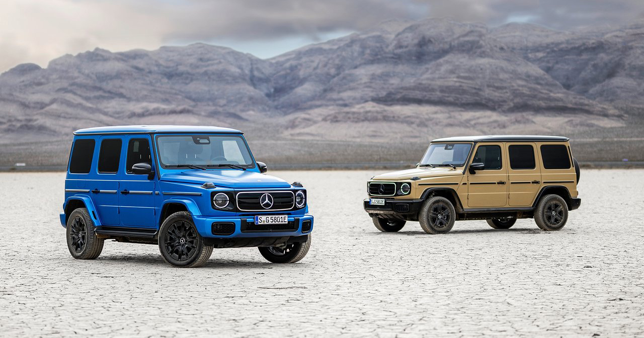 Den elektriska G-Klass på vägen