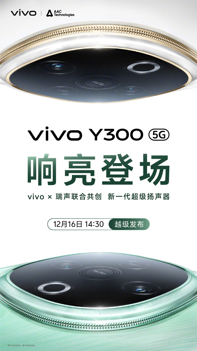 Vivo Y300 Smartphone Bakre högtalare