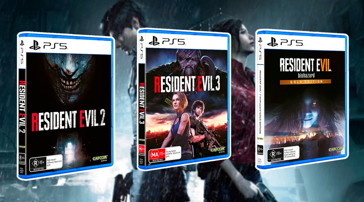 Nu är det officiellt: Capcom släpper fysiska utgåvor av Resident Evil 2, 3 och 7 till PlayStation 5