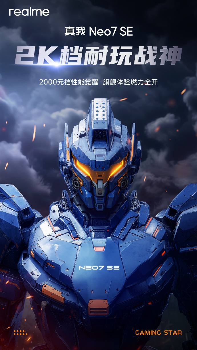 Realme Neo7 SE reklamaffisch