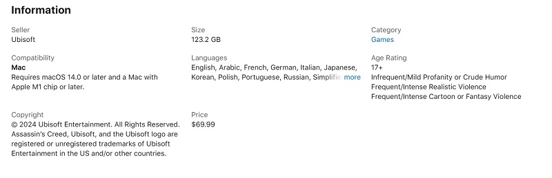 Skärmdump från App Store