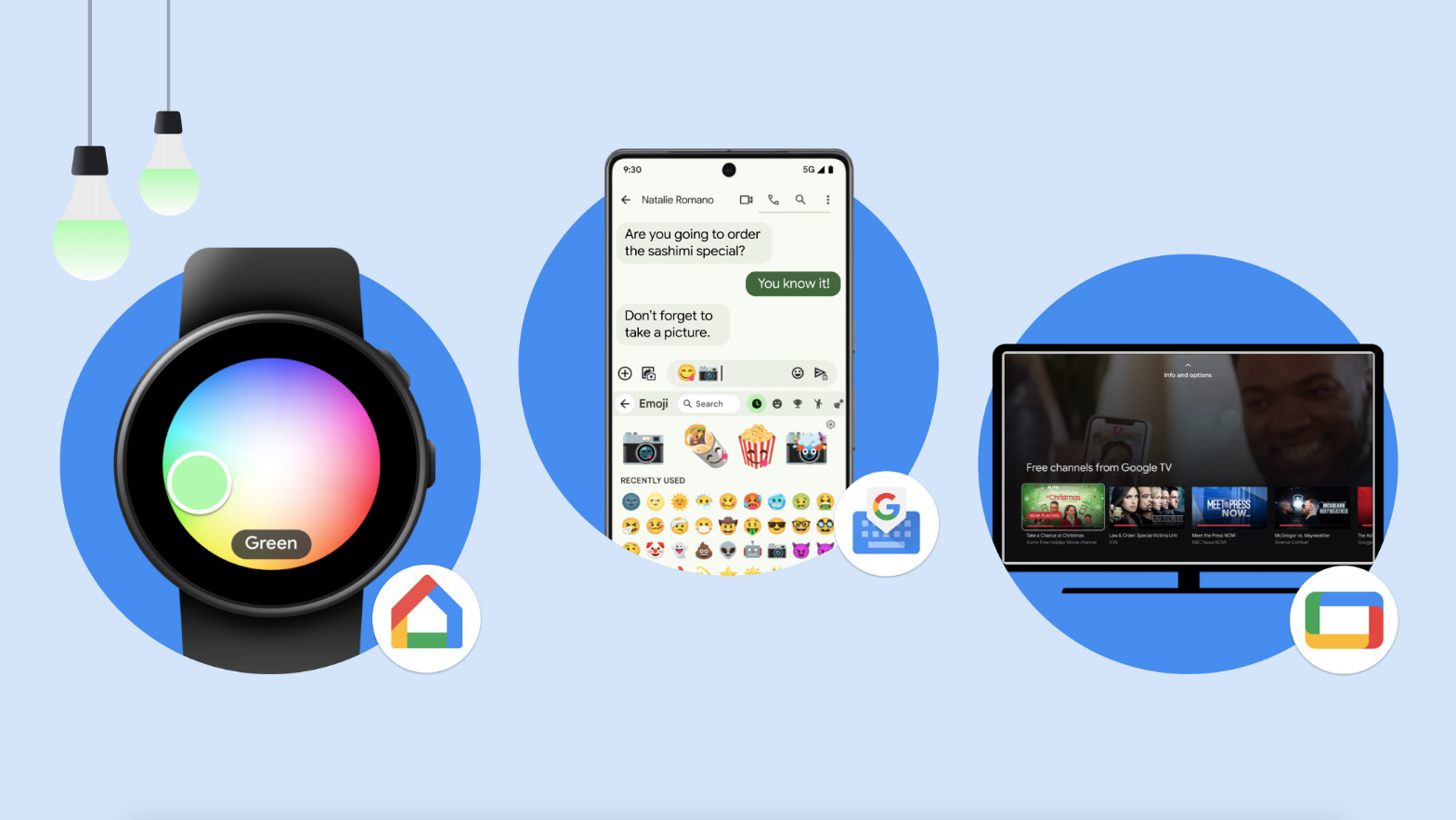 Google har uppdaterat Android, WearOS och Google TV med AI-drivna funktioner