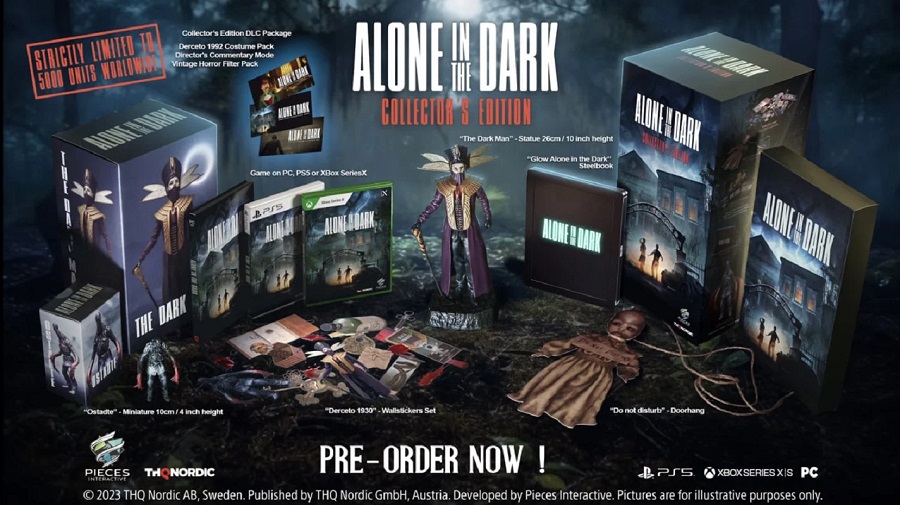 Bli en av 5000: THQ Nordic har presenterat en begränsad samlarutgåva av skräckspelet Alone in the Dark (2023)-2