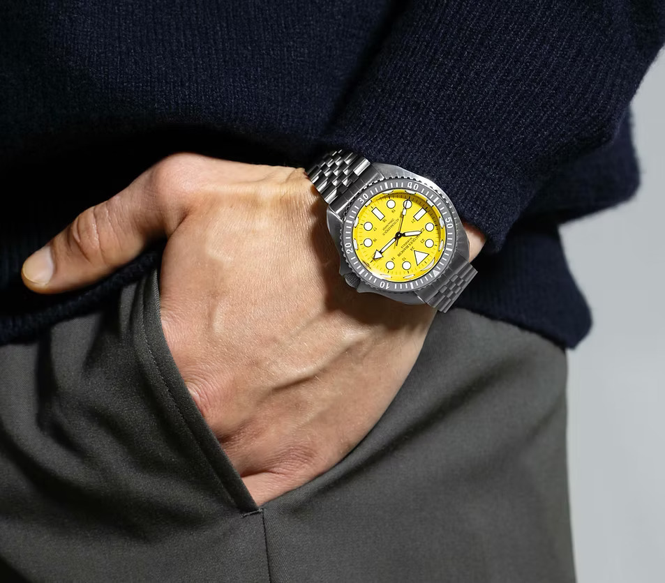 JB200 Aquastrike-klockan på handleden. Illustration: Jacques Bianchi