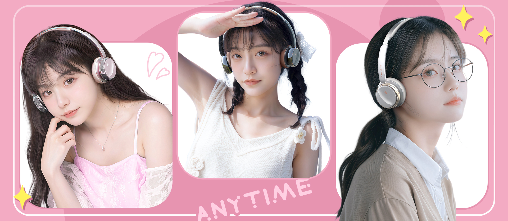 Fiio Anytime-hörlurar i ett fodral