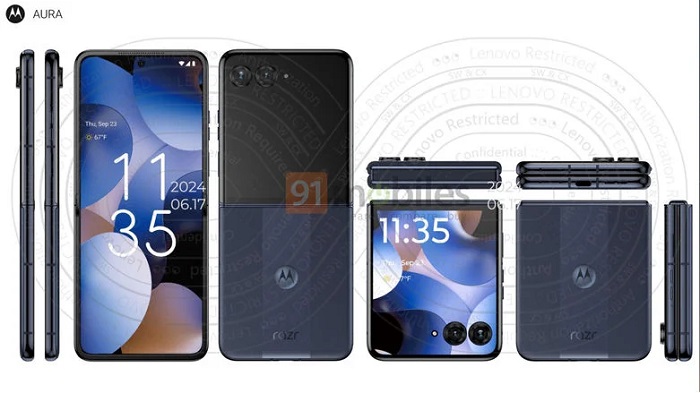 Motorola förbereder sig för att presentera en ny version av sin vikbara smartphone, Razr 50 Ultra-2