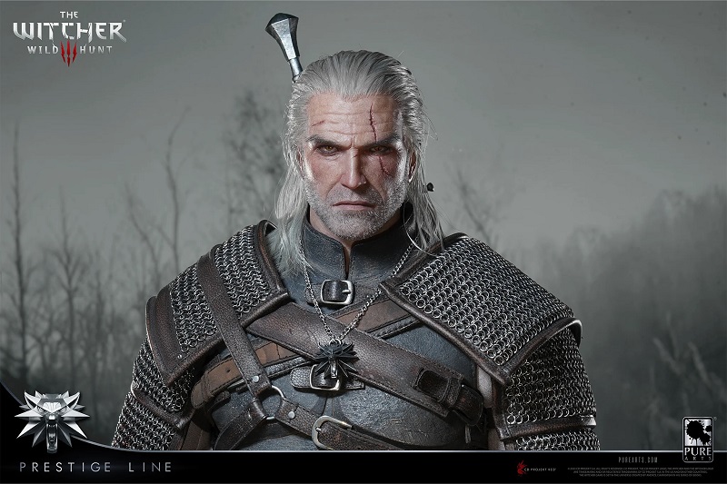 Figuren av Geralt från The Witcher