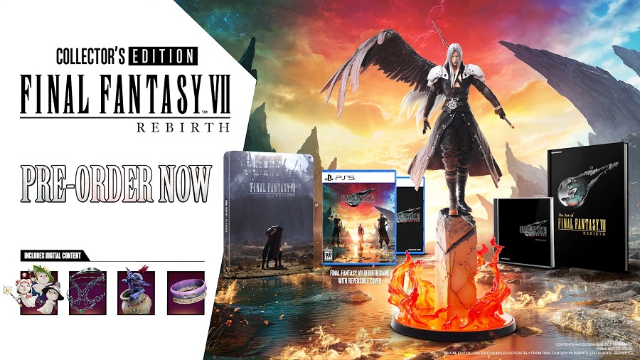 Final Fantasy-fans kommer att uppskatta: Square Enix har avslöjat samlarutgåvan av Final Fantasy VII: Rebirth, som kommer att innehålla en enorm Sephiroth-figur-2