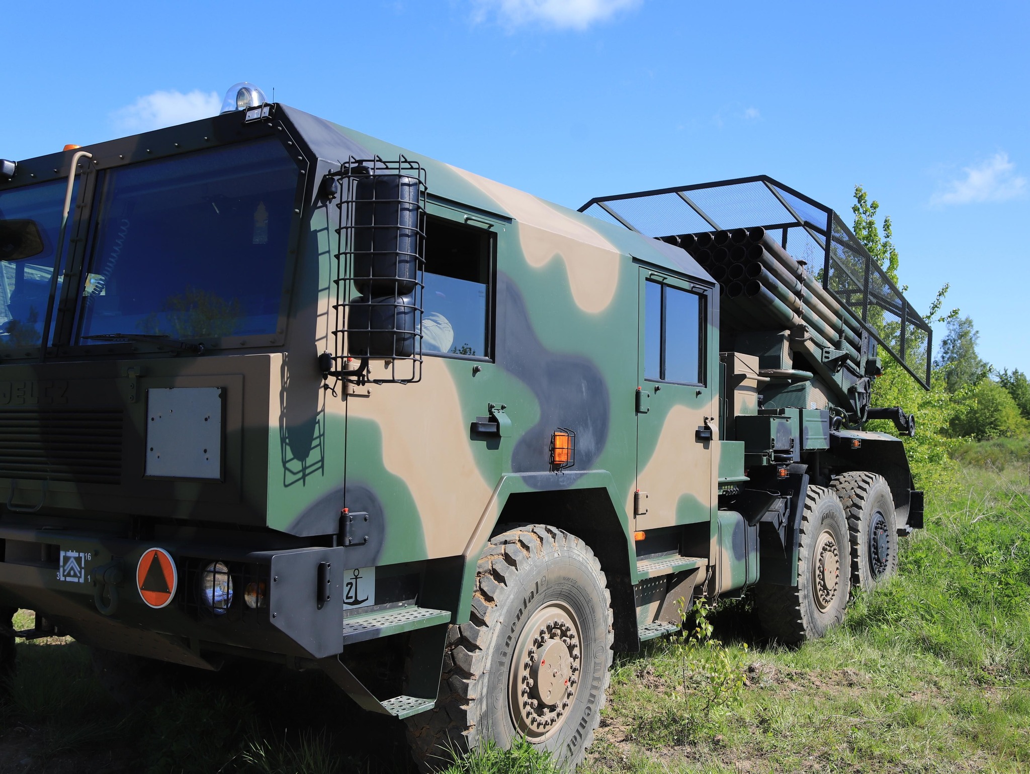 WR-40 Langusta med skyddsgaller