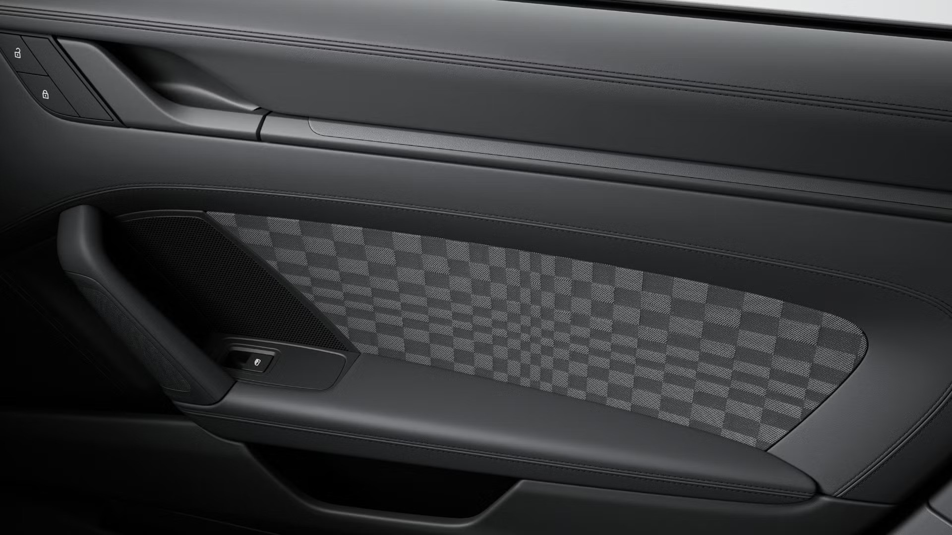 Detaljer om sätesinredningen i Porsche 911 Carrera