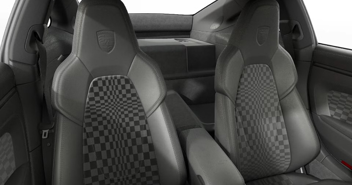 Porsche 911 Carrera säten med Club Leather