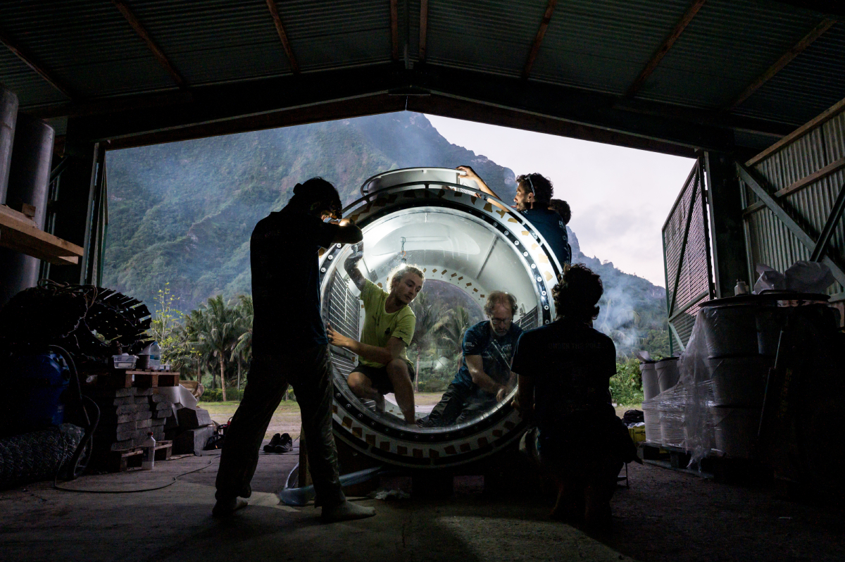 Interiör av kapseln