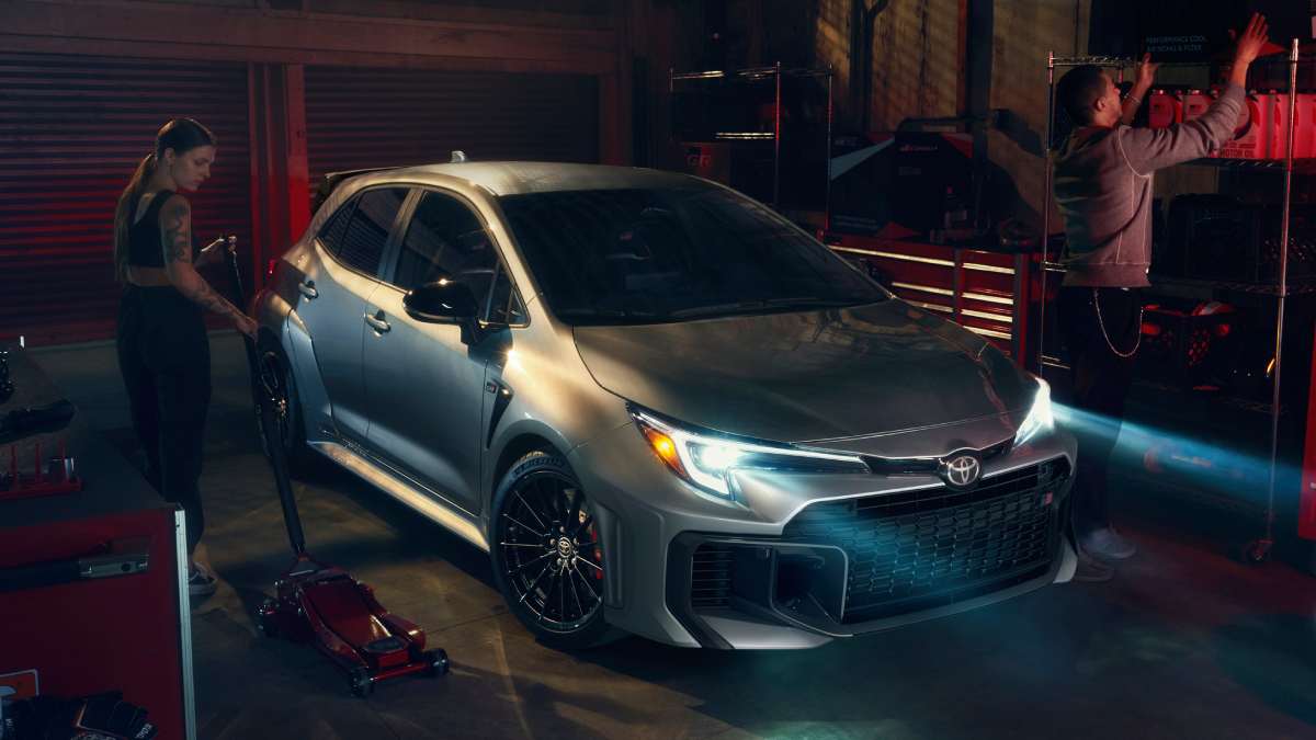 Toyota GR Corolla i produktionsprocessen