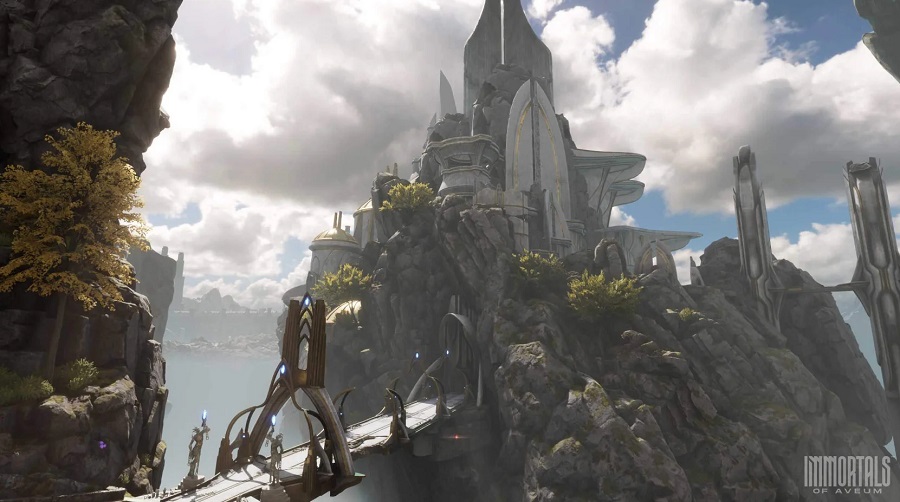 En pittoresk by och en fästning för stridsmagiker på de nya skärmdumparna av skjutspelet Immortals of Aveum. Bilderna visar utmärkt grafik och unik atmosfär i spelet-2