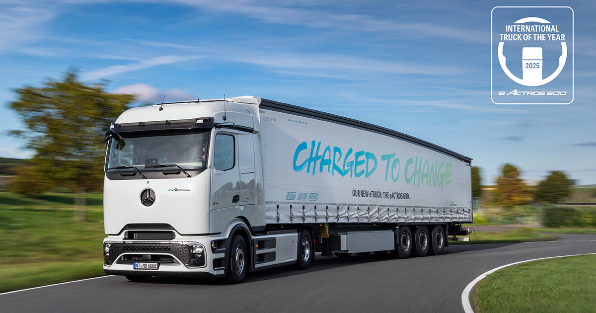 Mercedes-Benz eActros 600 - Årets internationella lastbil 2025