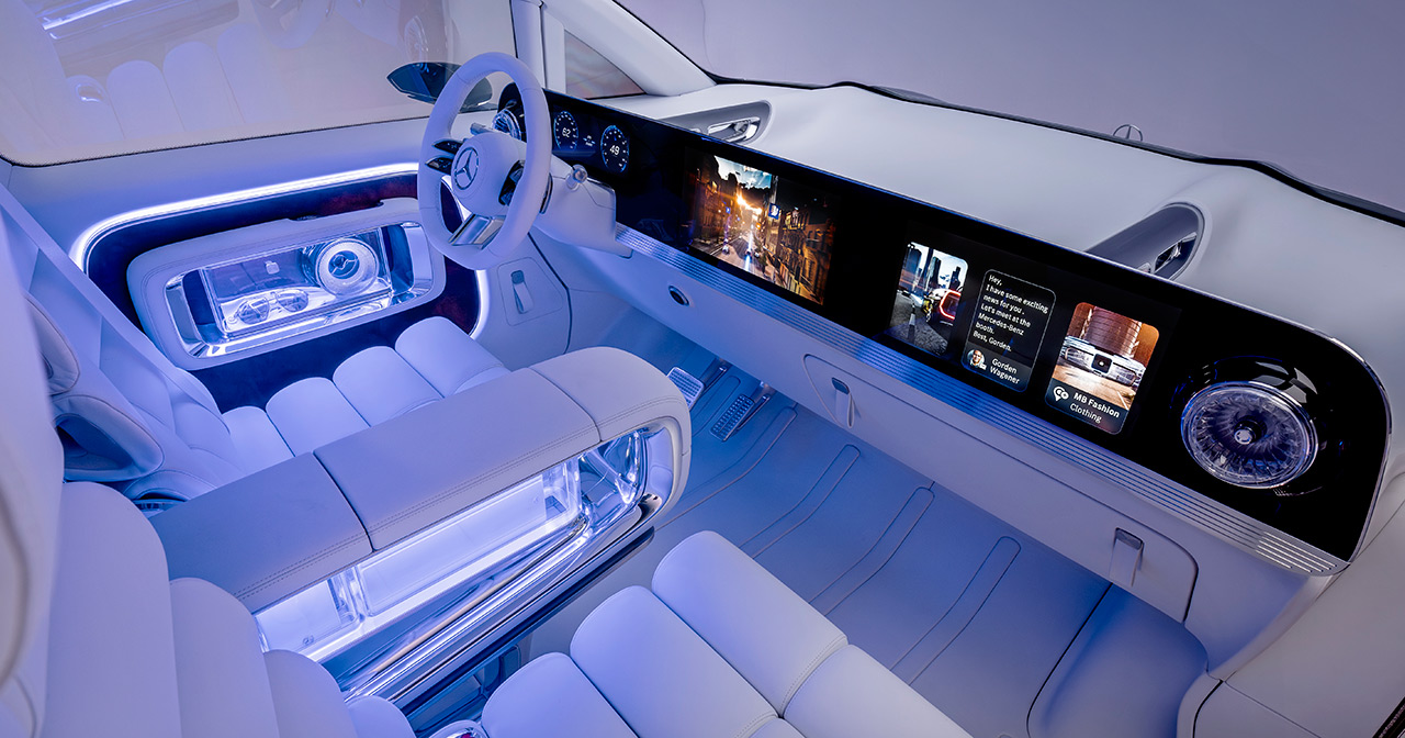 Mercedes Vision V Concept Interior Details
