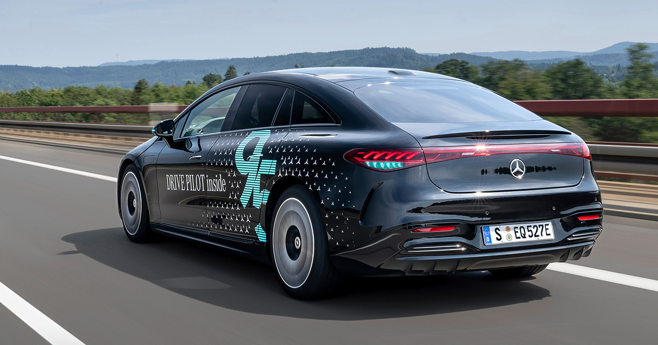 Demonstration av DRIVE PILOT-systemet