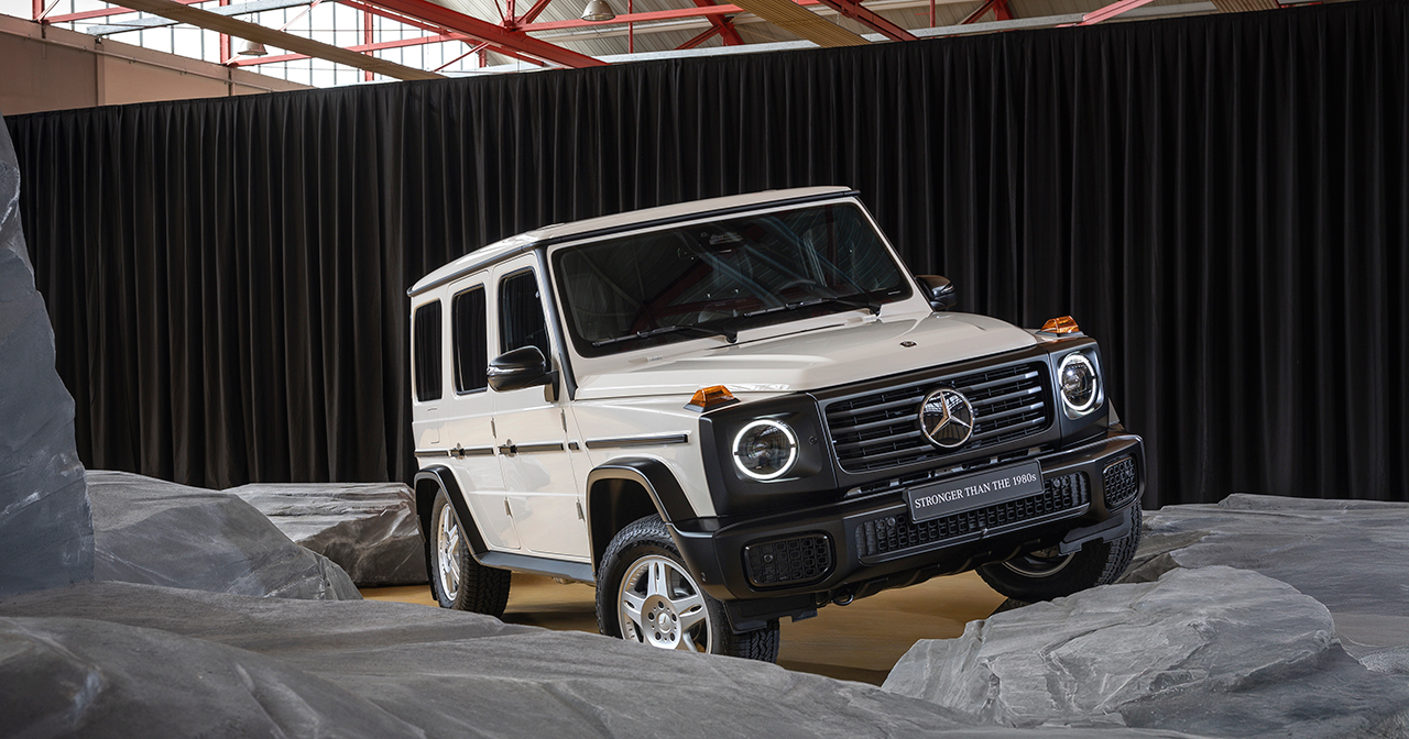 Karakteristiska designelement av SUV:n