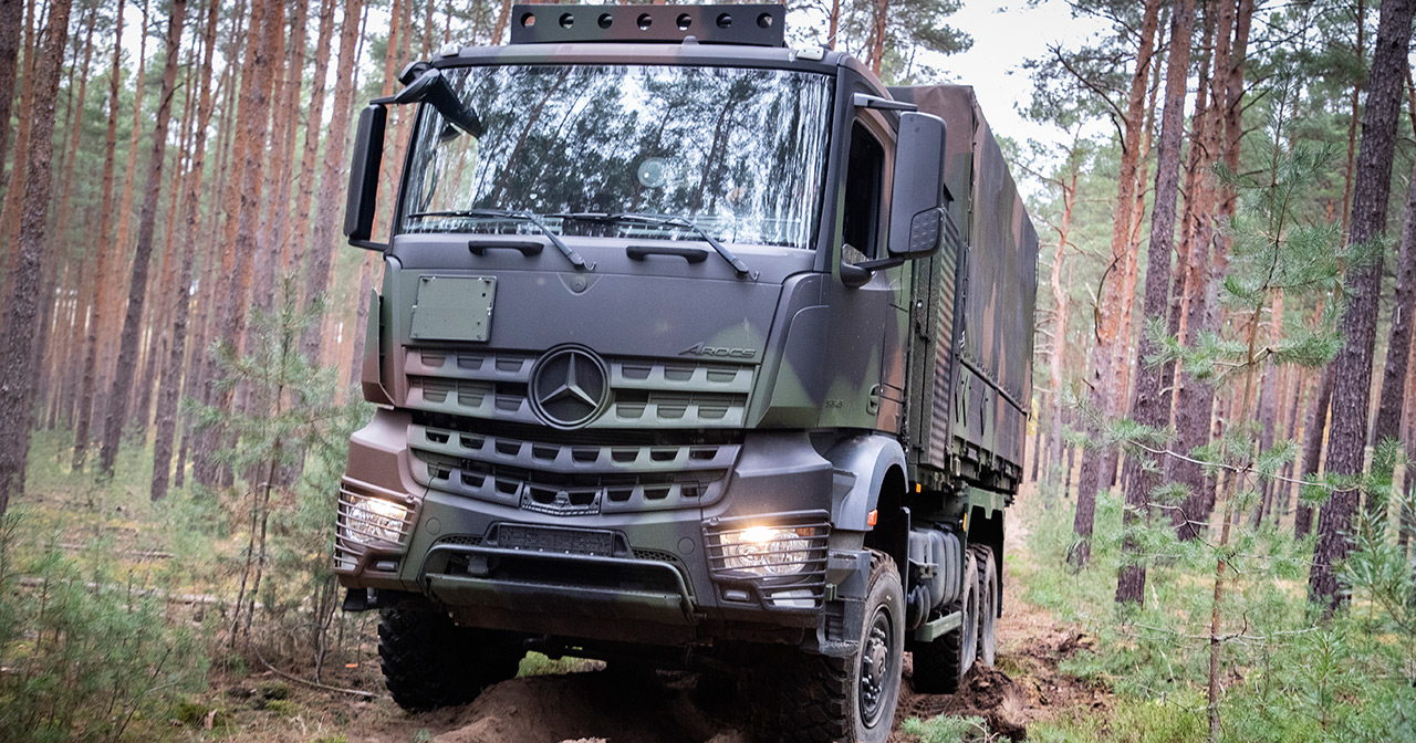 Mercedes-Benz Arocs allhjulsdriven lastbil
