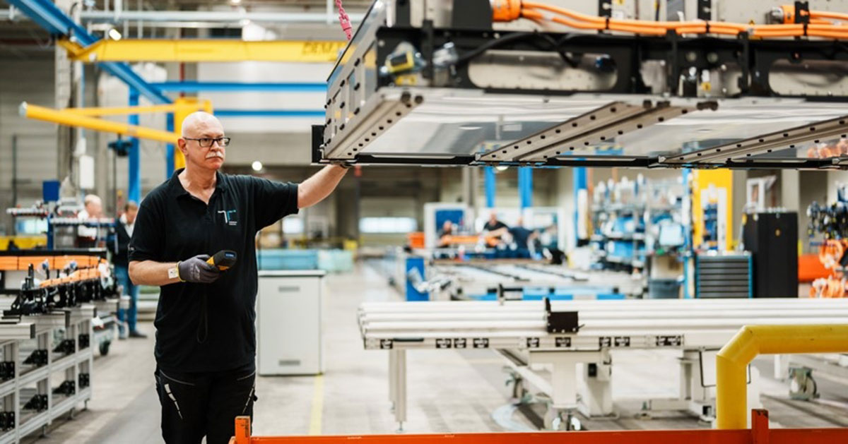 Batterirenovering på Mercedes-Benz-anläggningen