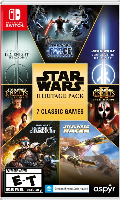 En fantastisk present till fansen: en fysisk utgåva av Star Wars Heritage Pack har tillkännagivits för Nintendo Switch. Den kommer att innehålla sju spel från den ikoniska serien-2