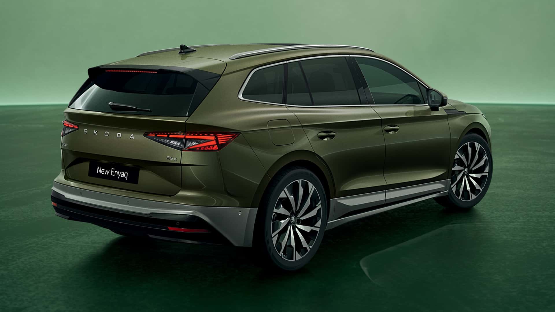 Andra bilden av den uppdaterade Skoda Enyaq och Enyaq Coupe