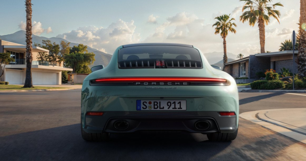 Interiör i Porsche 911 Carrera 4S