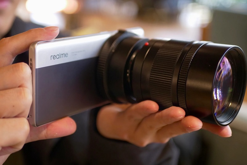 Processen att ta bilder med den nya Realme-smarttelefonen