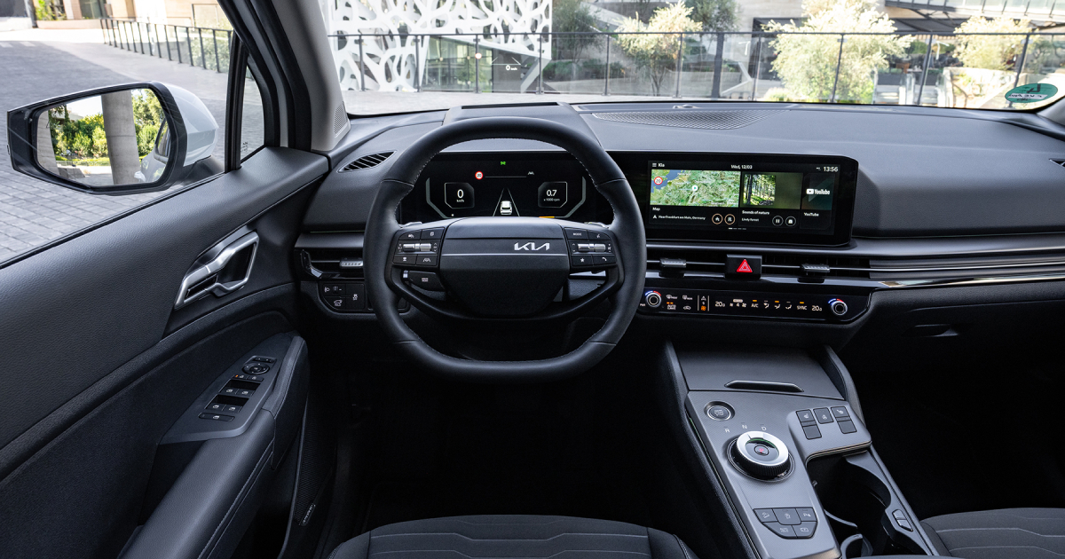 Interior photo of the Kia Sportage