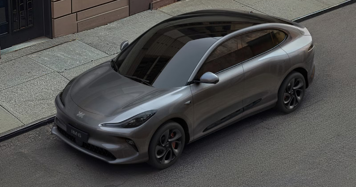 MG IM6 elektrisk crossover silhuett