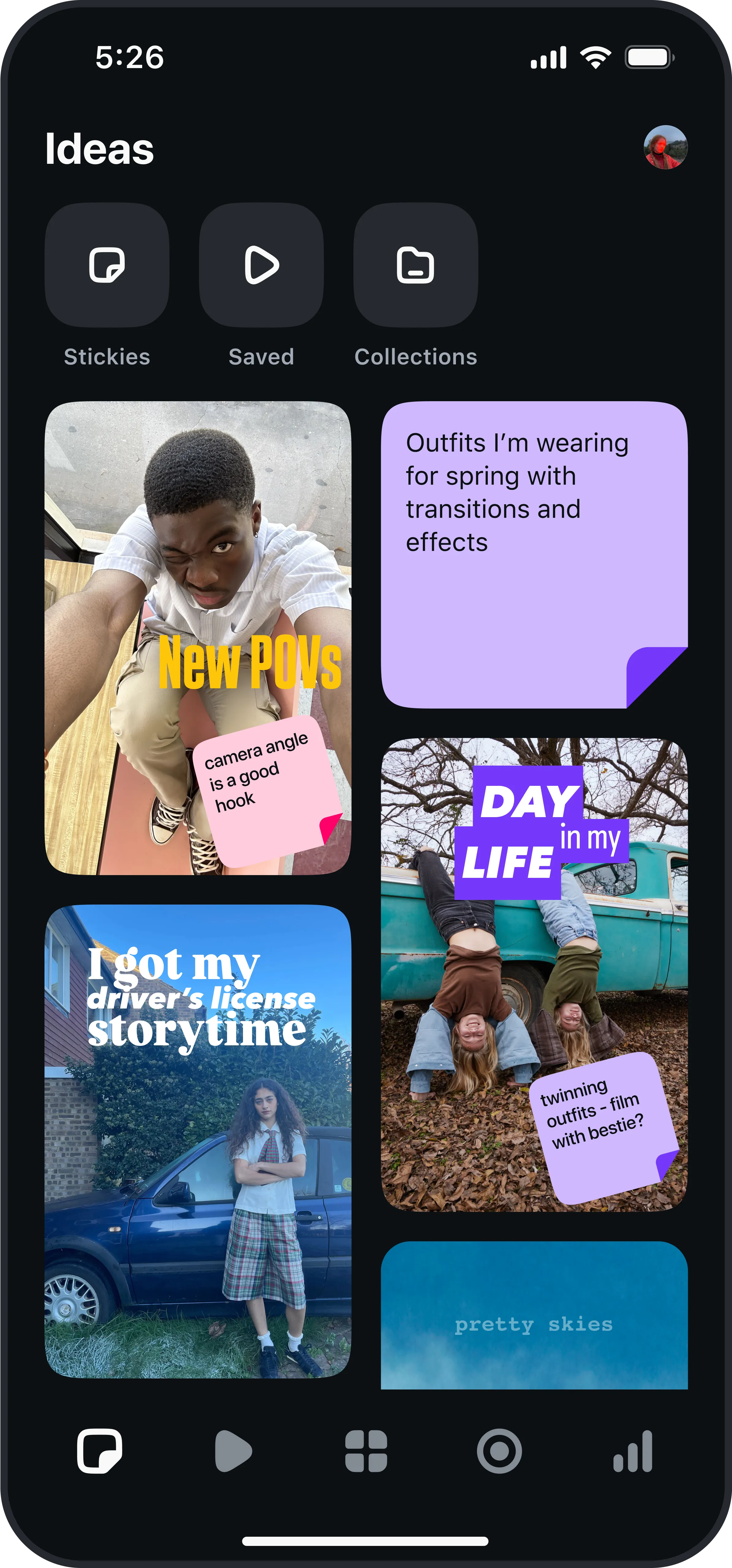 Redigeringsfunktioner i Edits app