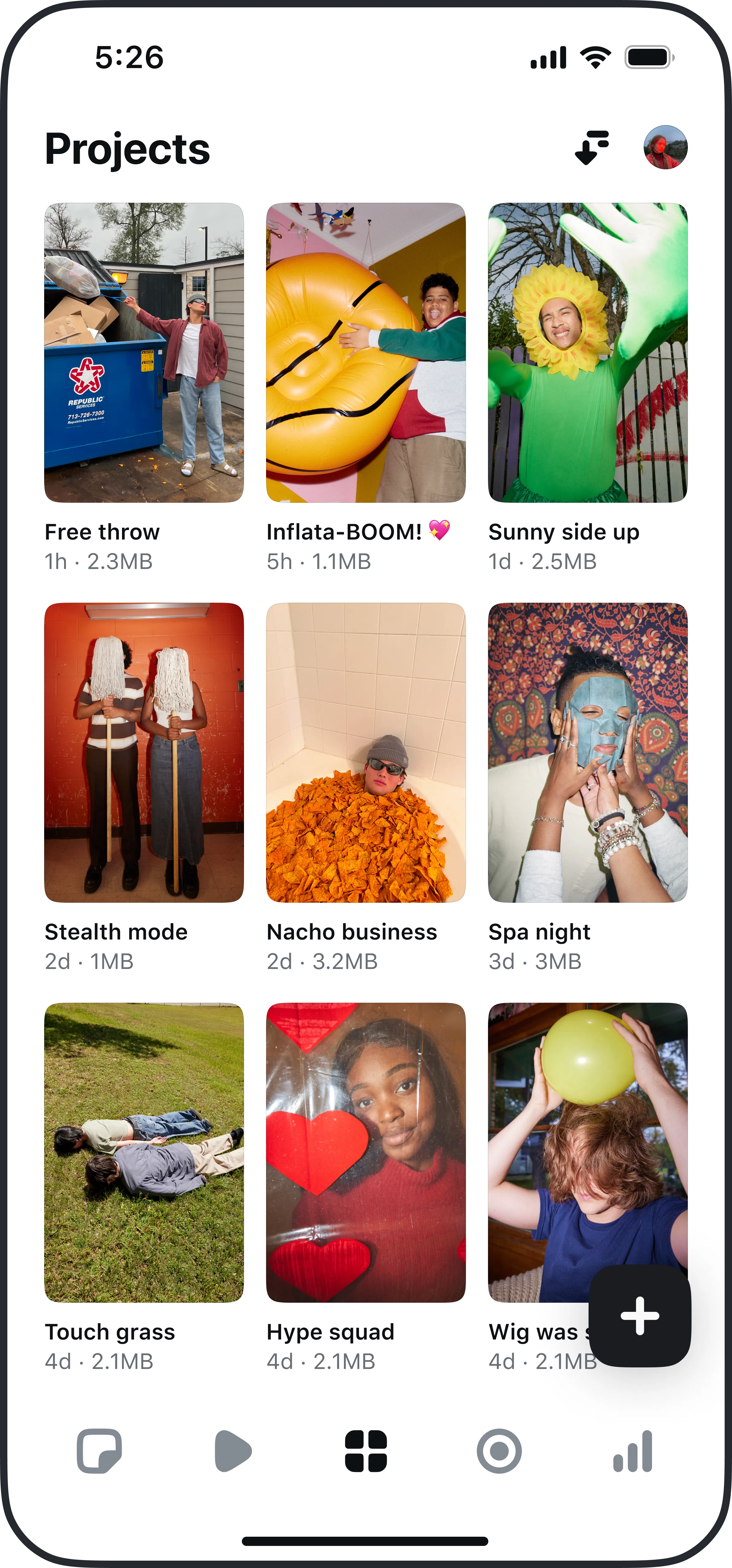 Videoredigeringsförhandsvisning i Edits