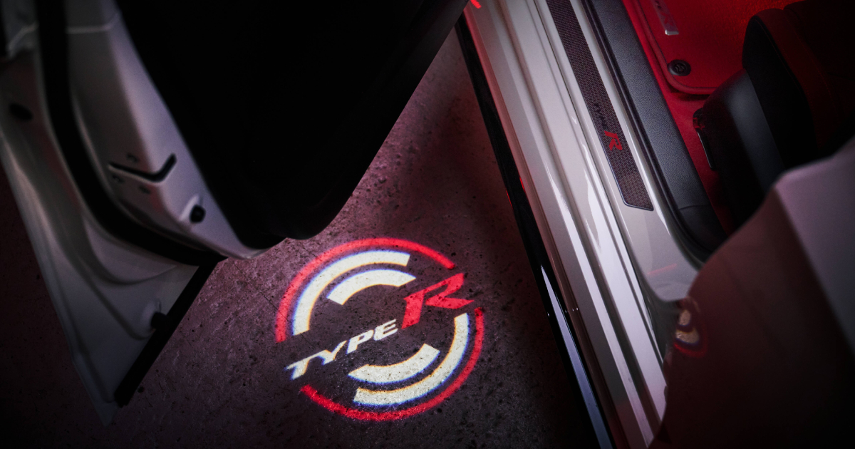 Presentlåda med emblem för ägare av Honda Civic Type R Ultimate Edition