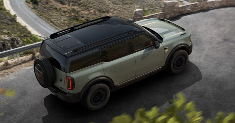 Ford Bronco EV på utställning