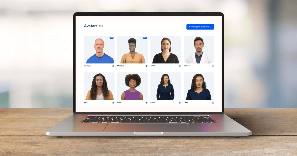 Startup-bolaget Synthesia presenterade uttrycksfulla AI-drivna avatarer