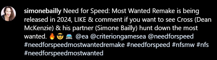 Verkligen!!! Information har dykt upp om att en remake av Need for Speed: Most Wanted är under utveckling och kommer att släppas 2024-2