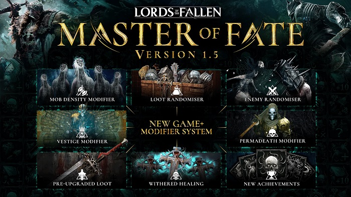 En stor Master of Fate-uppdatering har släppts för Lords of the Fallen - den kommer att avsluta stödet för den mörka action-RPG-2