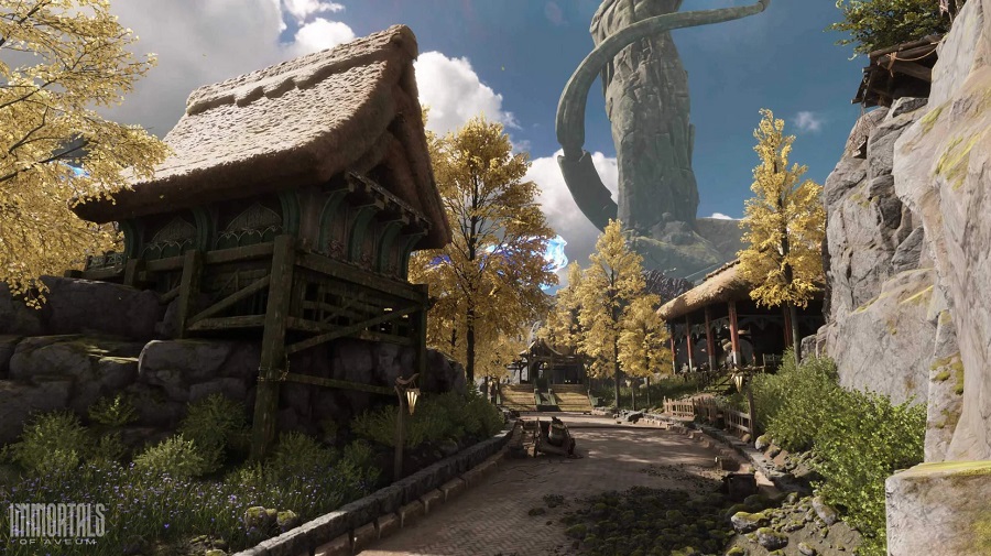 En pittoresk by och en fästning för stridsmagiker på de nya skärmdumparna av skjutspelet Immortals of Aveum. Bilderna visar utmärkt grafik och unik atmosfär i spelet-5