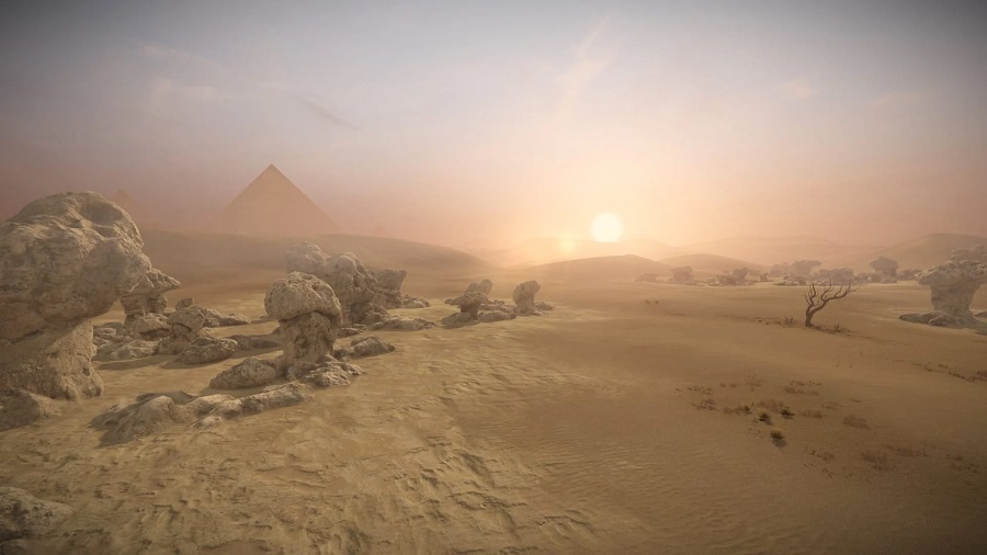 De första skärmdumparna från Total War: Pharaoh visar den majestätiska staden i det forntida Egypten och det spektakulära sandiga ökenlandskapet-4